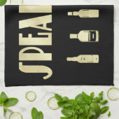 Linge De Cuisine Interdiction de l'art déco rugissant des années 20 (Plié)