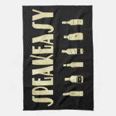 Linge De Cuisine Interdiction de l'art déco rugissant des années 20 (Vertical)