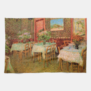 Linge De Cuisine Intérieur d'un restaurant par Vincent van Gogh