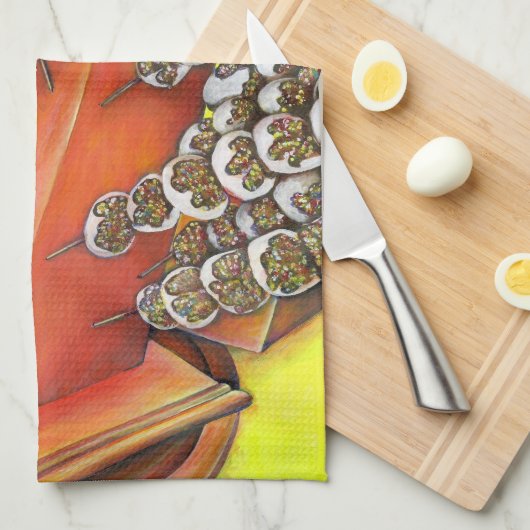 Linge De Cuisine Intersection de l'espace et du commerce (Quart Plié)