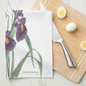 Linge De Cuisine Iris jaune (Quart Plié)