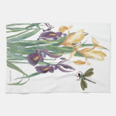 Linge De Cuisine Iris jaune (Horizontal)