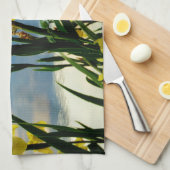 Linge De Cuisine Iris jaune à Lake Shore (Quart Plié)