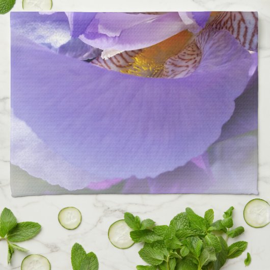 Linge De Cuisine iris pourpre (Plié)