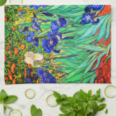 Linge De Cuisine Irises de Vincent Van Gogh (Plié)