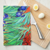 Linge De Cuisine Irises de Vincent Van Gogh (Quart Plié)