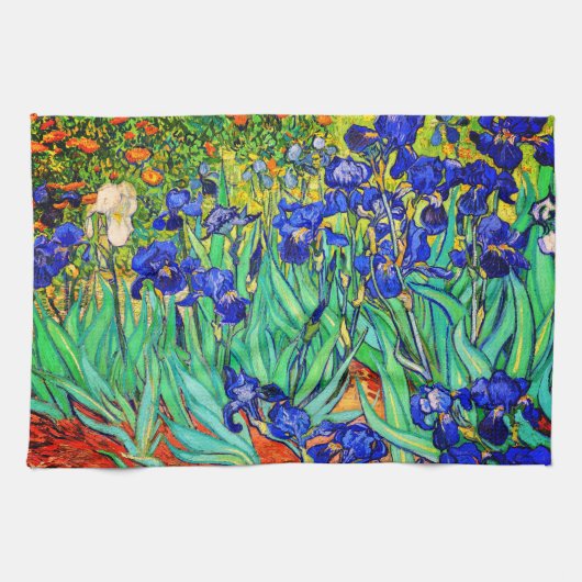 Linge De Cuisine Irises de Vincent Van Gogh (Horizontal)