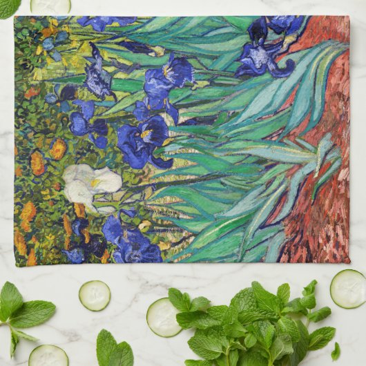 Linge De Cuisine Irises par Vincent van Gogh (Plié)