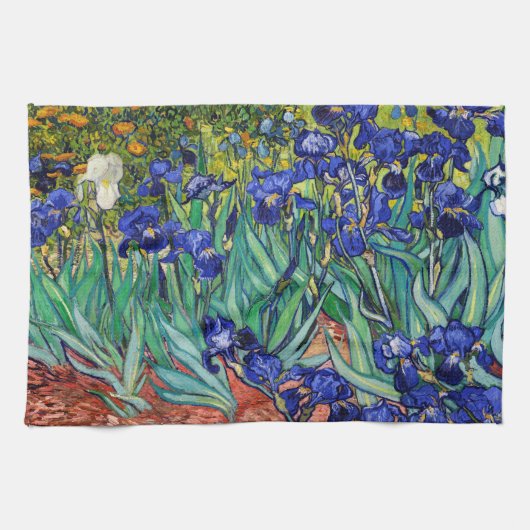 Linge De Cuisine Irises par Vincent van Gogh (Horizontal)
