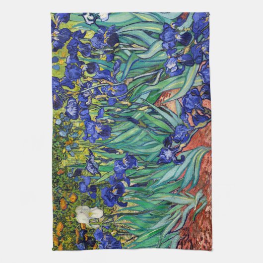 Linge De Cuisine Irises par Vincent van Gogh (Vertical)