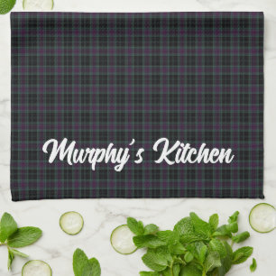 Linge De Cuisine Irish County Carlow Tartan Personnalisé