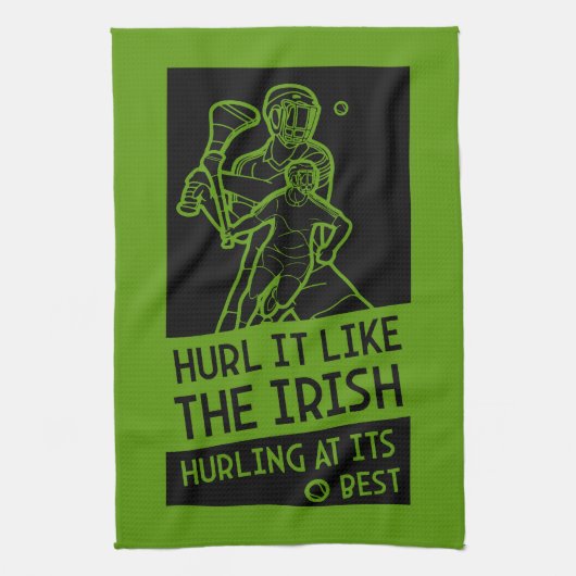 Linge De Cuisine Irish Hurling Sport (Vertical)