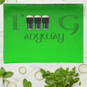 Linge De Cuisine Irish or not Irish Original St Patrick's Day Gr2KT (Plié)