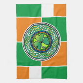 Linge De Cuisine Irish shamrock (Vertical)