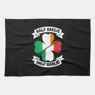 Linge De Cuisine Irlandais Italien Demi Gaelic Demi Garlic Saint Pa