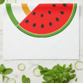 Linge De Cuisine IRLANDE AVEC PALESTINE - Watermelon (Plié)