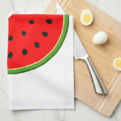 Linge De Cuisine IRLANDE AVEC PALESTINE - Watermelon (Quart Plié)