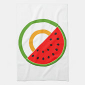Linge De Cuisine IRLANDE AVEC PALESTINE - Watermelon (Vertical)