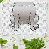 Linge De Cuisine Isabella French Bulldog / Frenchie Cute Dog & Paws (Plié)