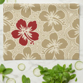 Linge De Cuisine Island Hibiscus Hawaiian Kitchen Towen (Plié)