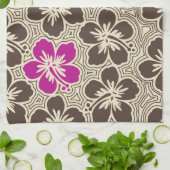 Linge De Cuisine Island Hibiscus Hawaiian Kitchen Towen (Plié)