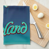 Linge De Cuisine Islande (Quart Plié)