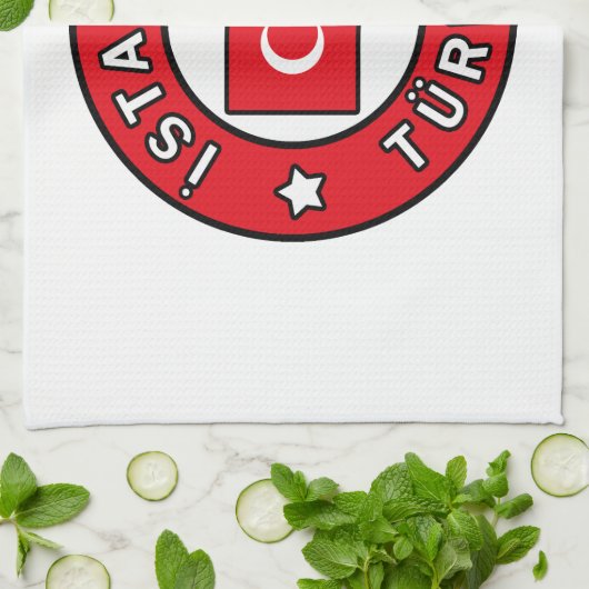 Linge De Cuisine Istanbul Türkiye (Plié)