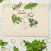 Linge De Cuisine Italian Herbs, basil, origan, parsley, garlic (Plié)