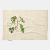 Linge De Cuisine Italian Herbs, basil, origan, parsley, garlic (Horizontal)