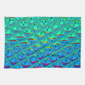 Linge De Cuisine Italien bleu sirène Motif Art Imprimer (Horizontal)