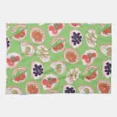 Linge De Cuisine Italien Hors d'oeuvres | Motif Canape (Horizontal)