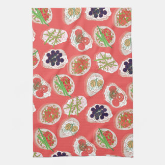 Linge De Cuisine Italien Hors d'oeuvres | Motif Canape