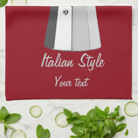 Linge De Cuisine Italien Moka (Plié)