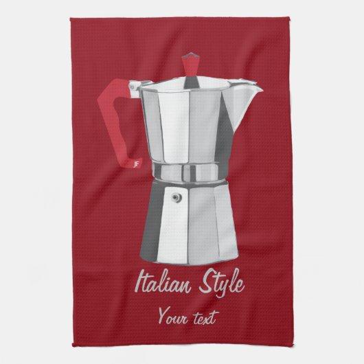 Linge De Cuisine Italien Moka (Vertical)