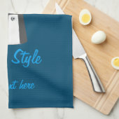 Linge De Cuisine Italien Moka (Quart Plié)