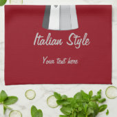 Linge De Cuisine Italien Moka (Plié)