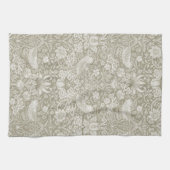Linge De Cuisine Ivory, Thief fraise, William Morris (Horizontal)