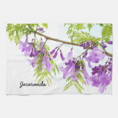 Linge De Cuisine Jacaranda Flower est violet (Horizontal)