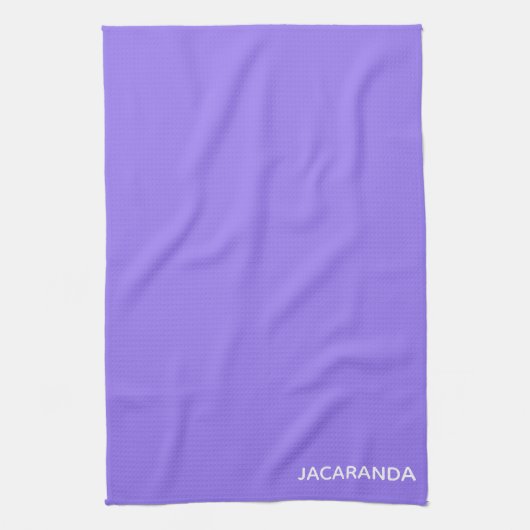 Linge De Cuisine Jacaranda purple color (Vertical)