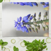 Linge De Cuisine jacinthe de raisin (Plié)