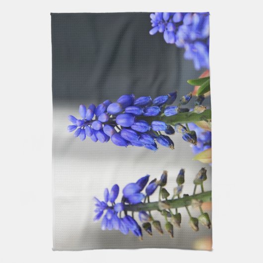 Linge De Cuisine jacinthe de raisin (Vertical)