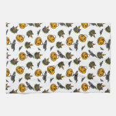 Linge De Cuisine Jack et chat rétro (Horizontal)