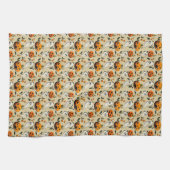 Linge De Cuisine Jack-o-Ghost Jaune (Horizontal)