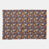 Linge De Cuisine Jack-o-Ghost Violet (Horizontal)