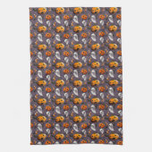 Linge De Cuisine Jack-o-Ghost Violet (Vertical)