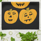 Linge De Cuisine Jack-O-Lanterns CITROUILLE d'Halloween (Plié)