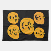 Linge De Cuisine Jack-O-Lanterns CITROUILLE d'Halloween (Horizontal)