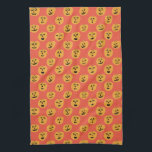 Linge De Cuisine Jack-O-Lanterns CITROUILLE d'Halloween<br><div class="desc">Décorez votre cuisine avec cette serviette de plat citrouille amusante. Fait un grand ménage saisonnier ou cadeau mariage! Vous pouvez le customiser et ajouter du texte. Consultez ma boutique pour plus de couleurs et de motifs !</div>