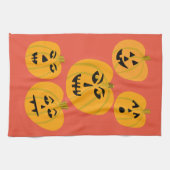 Linge De Cuisine Jack-O-Lanterns CITROUILLE d'Halloween (Horizontal)