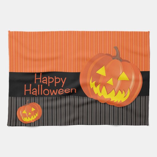 Linge De Cuisine Jack O'Lanterns ! (Horizontal)
